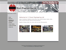 Tablet Screenshot of nivenengineering.co.nz